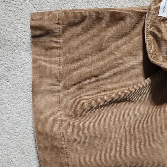 Loft Palmer Wide Leg Pants in Brushed Corduroy Cashew Crunch - 12 - Picture 6 of 10